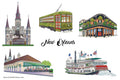 New Orleans  Sticker Sheet