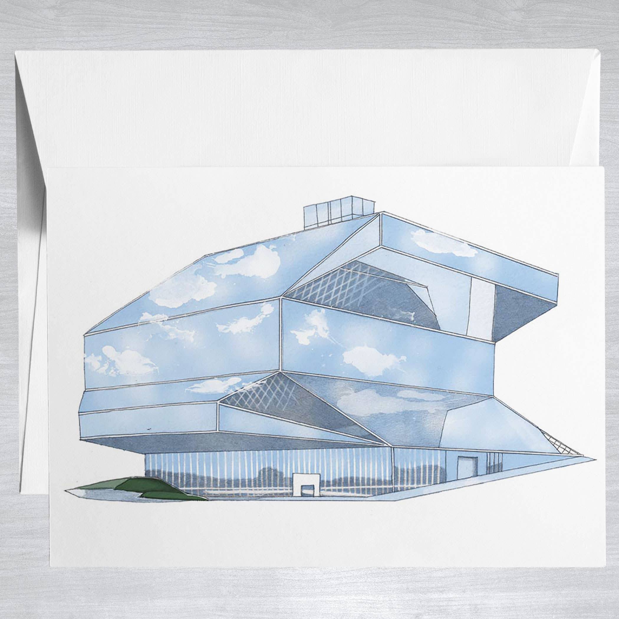 Seattle Central Public Library  Greeting Card