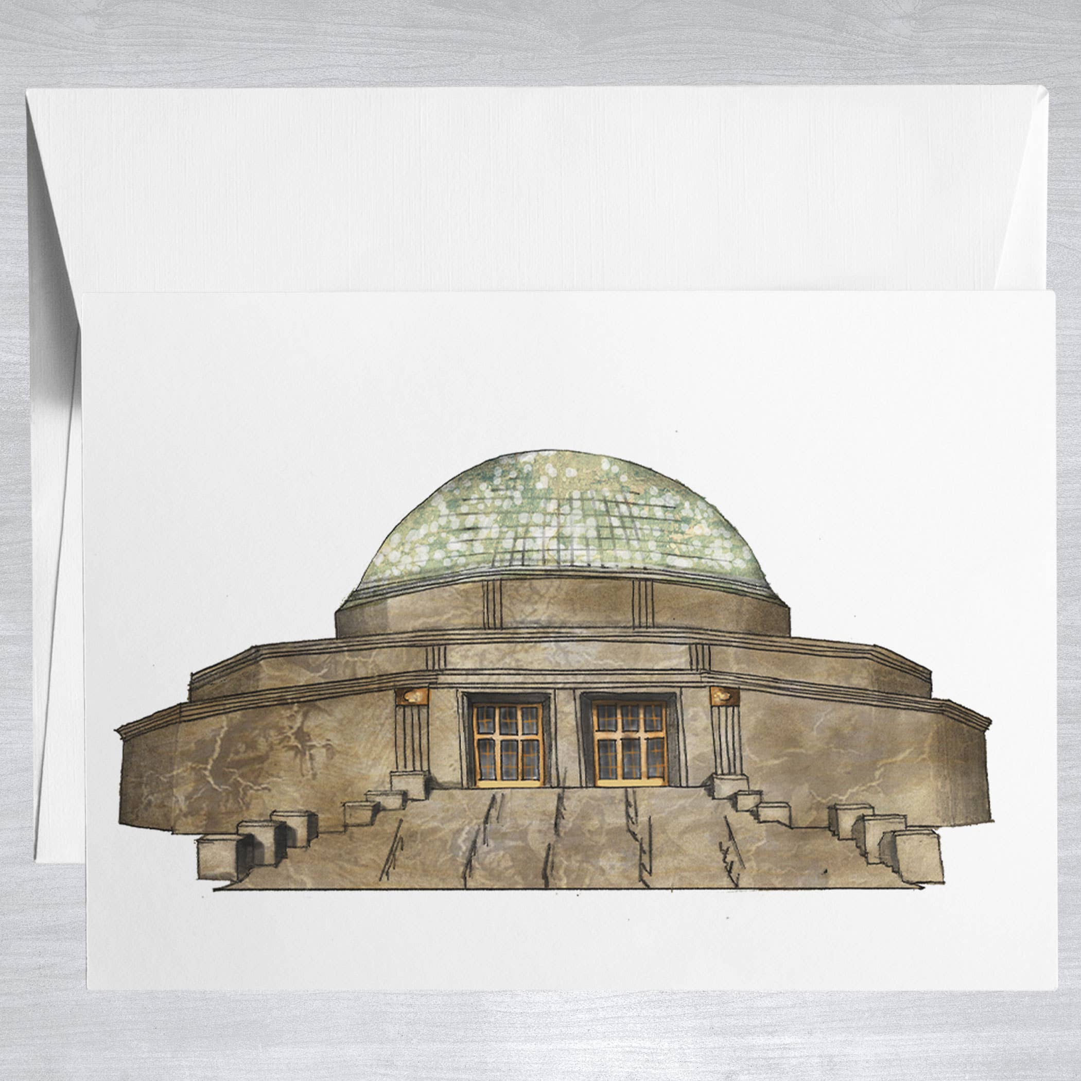 Adler Planetarium  Greeting Card