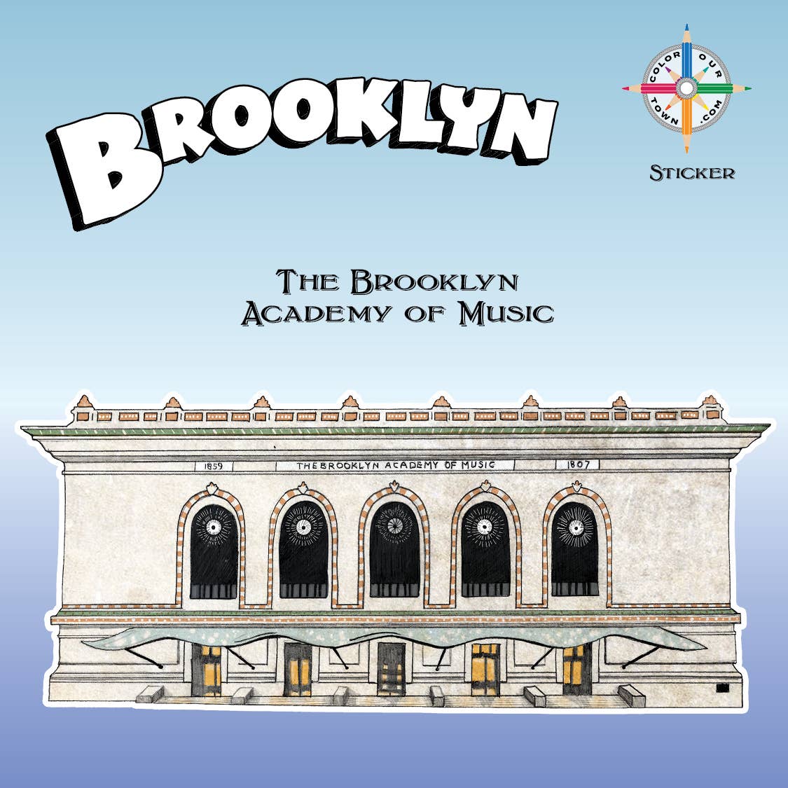 Brooklyn Academy of Music  Sticker