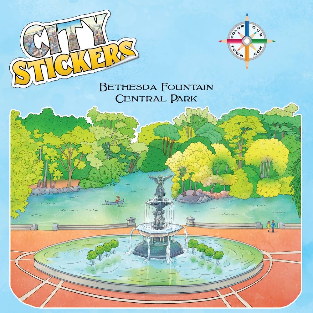 Bethesda Fountain  Sticker
