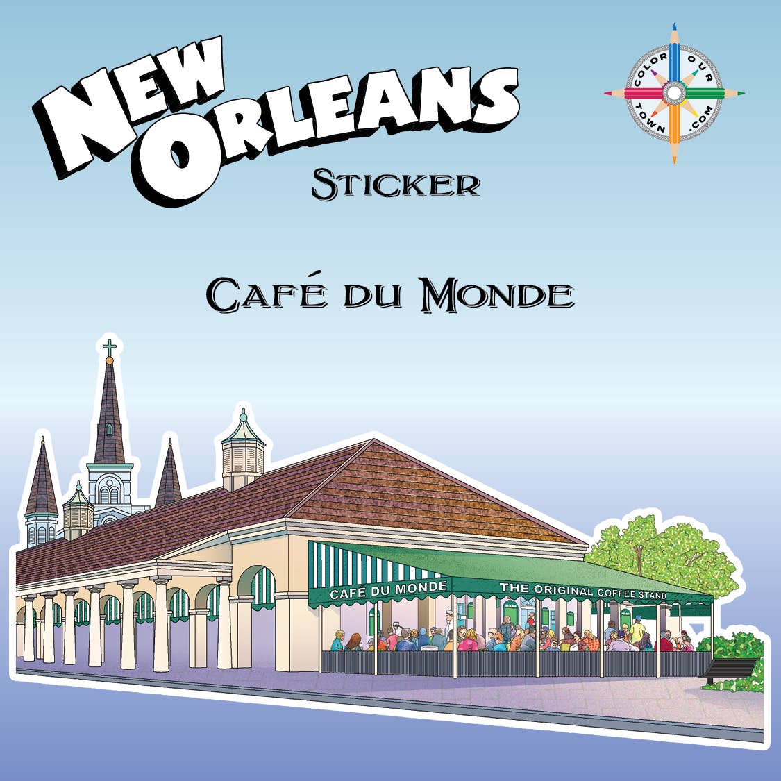 Café Du Monde  Sticker
