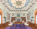 The Breakers Morning Room  Art Print