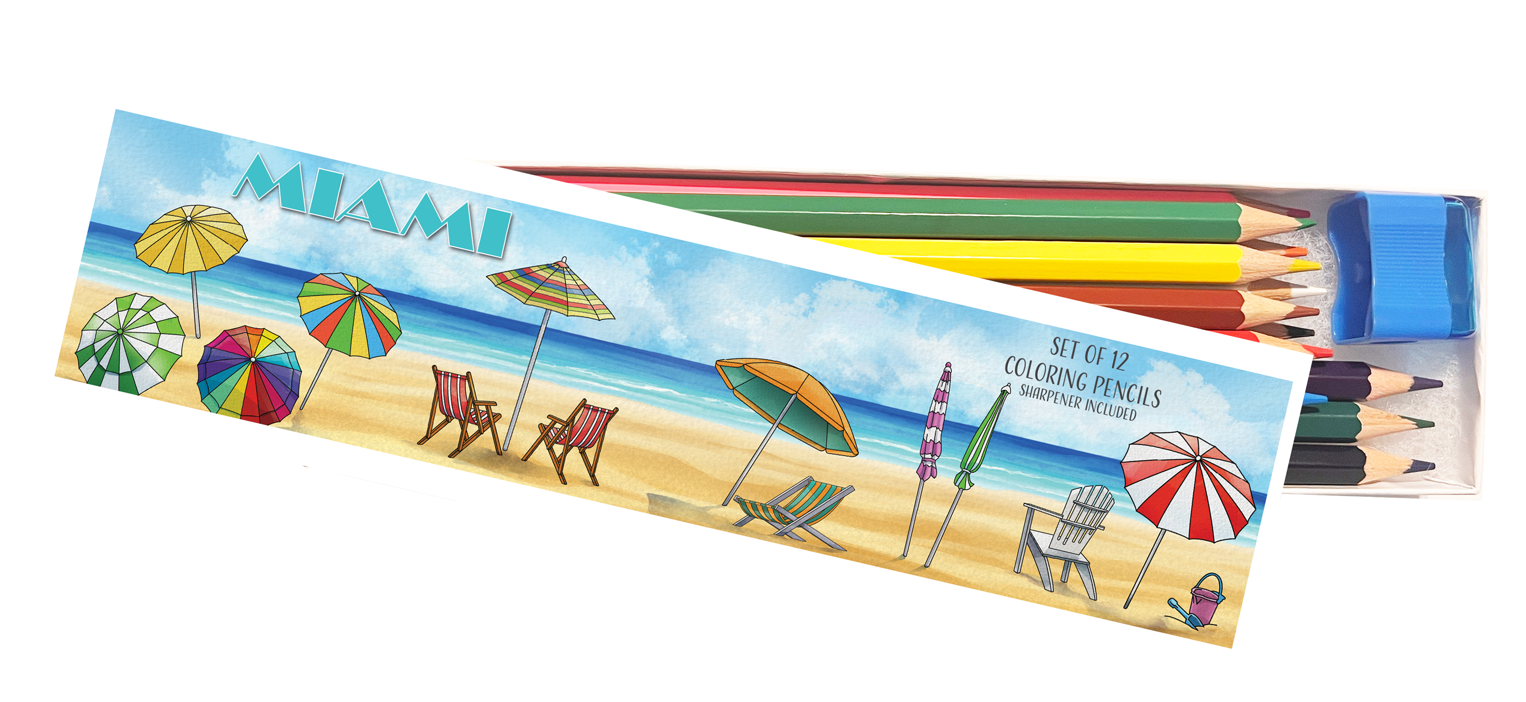 Miami Coloring Pencil Set