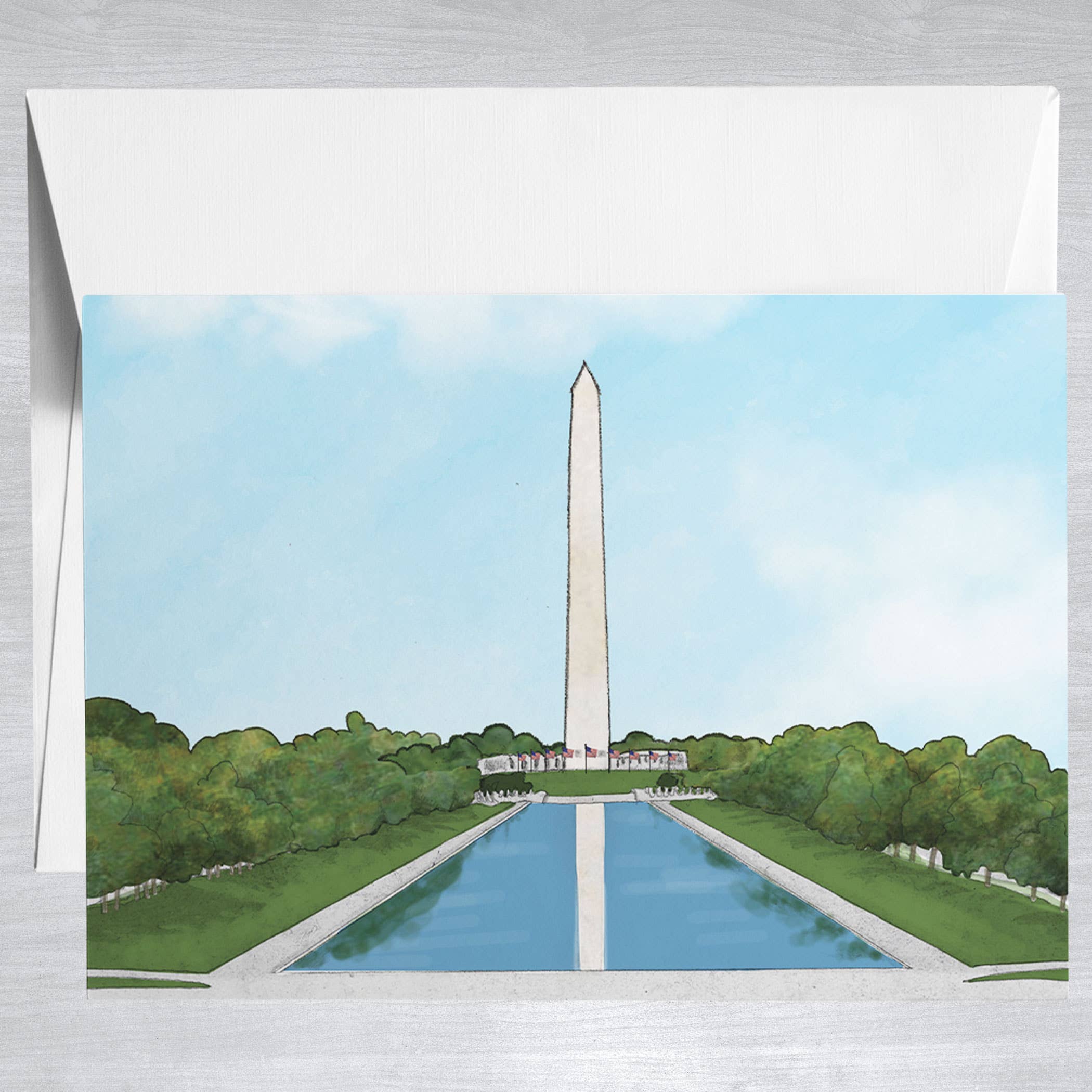 Washington Monument  Greeting Card