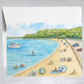 Crescent Beach  Greeting Card
