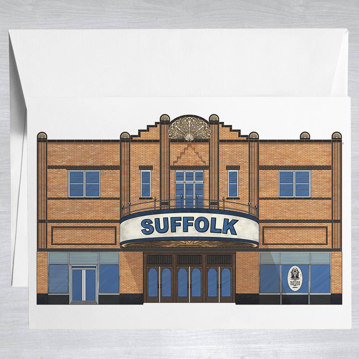 Suffolk Theater  Greeting Card