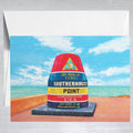 Southernmost Point Buoy  Greeting Card