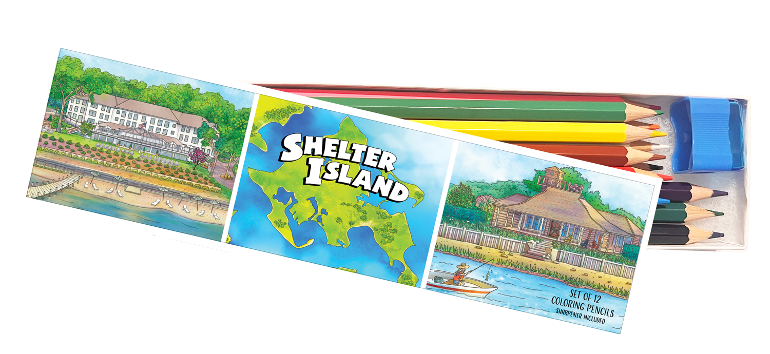Shelter Island Coloring Pencil Set