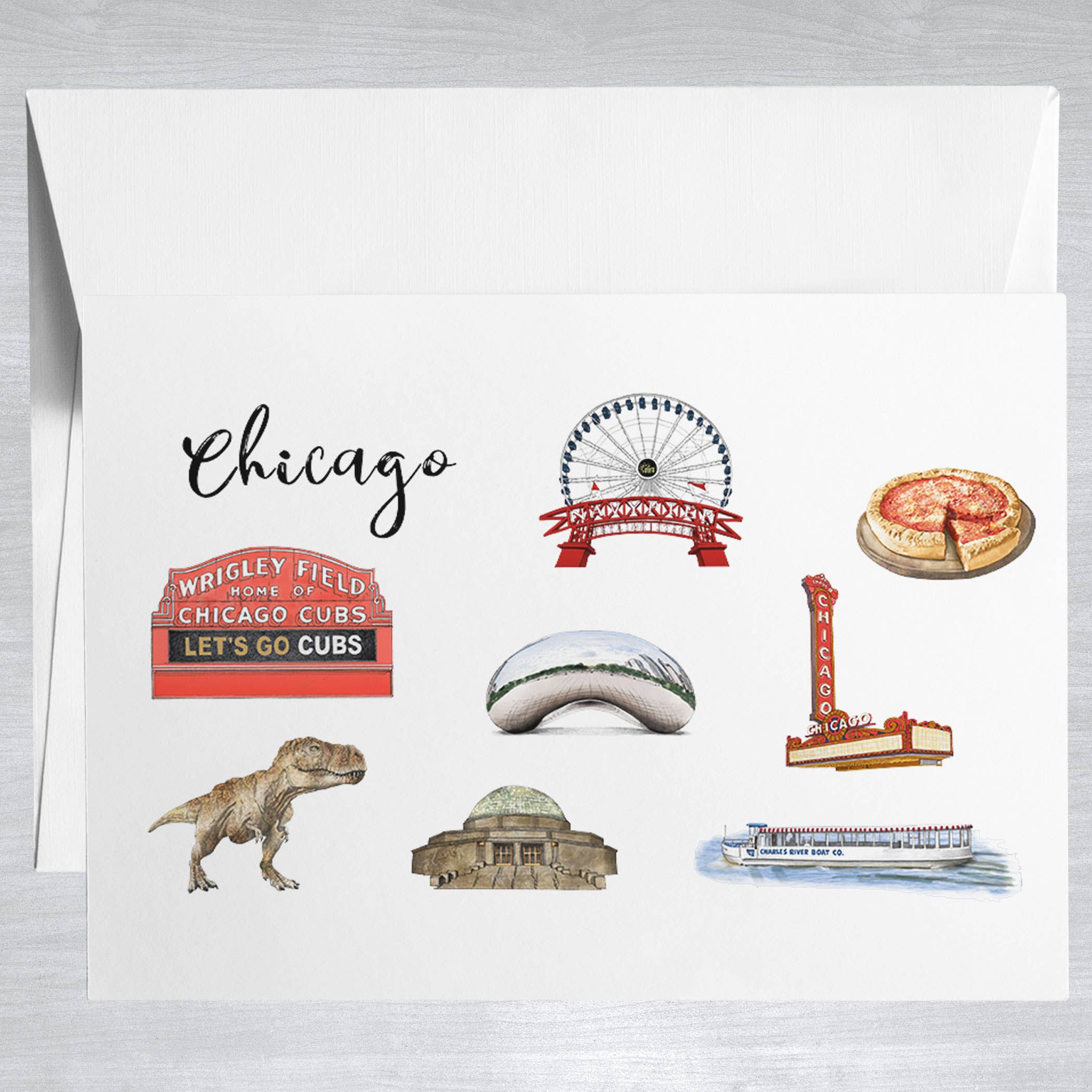 Chicago  Greeting Card
