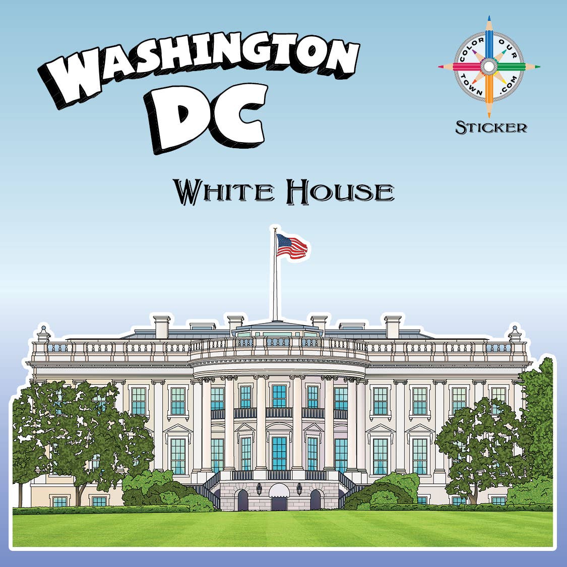 White House  Sticker