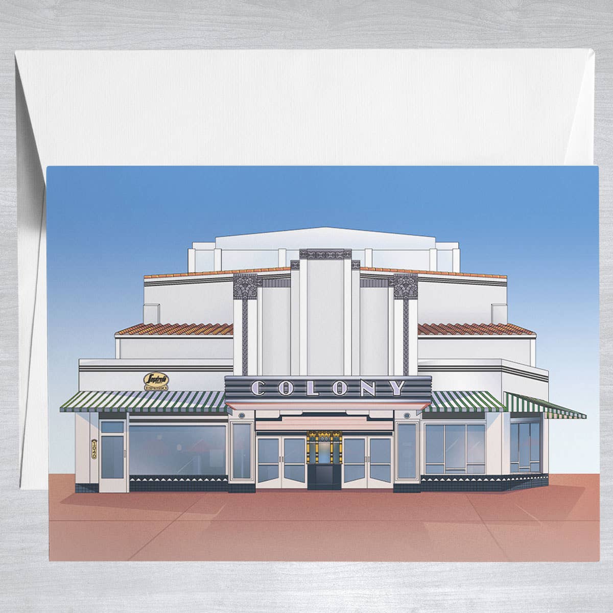 Colony Theater  Greeting Card