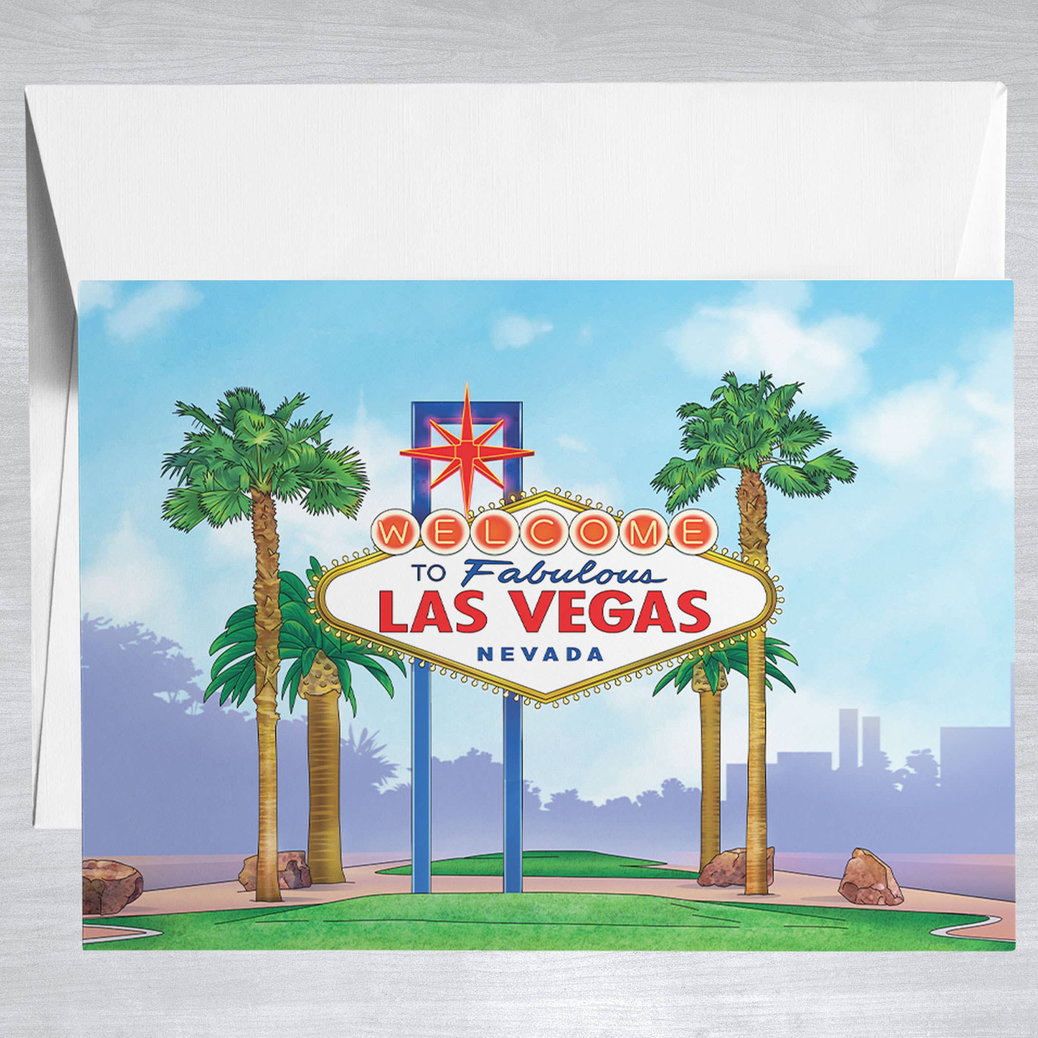 Las Vegas Sign  Greeting Card
