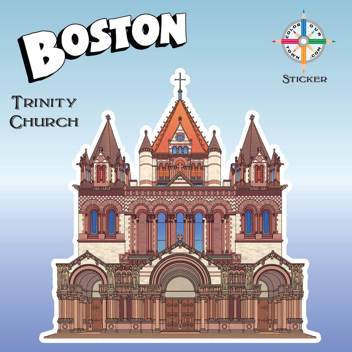Trinity Church  Sticker