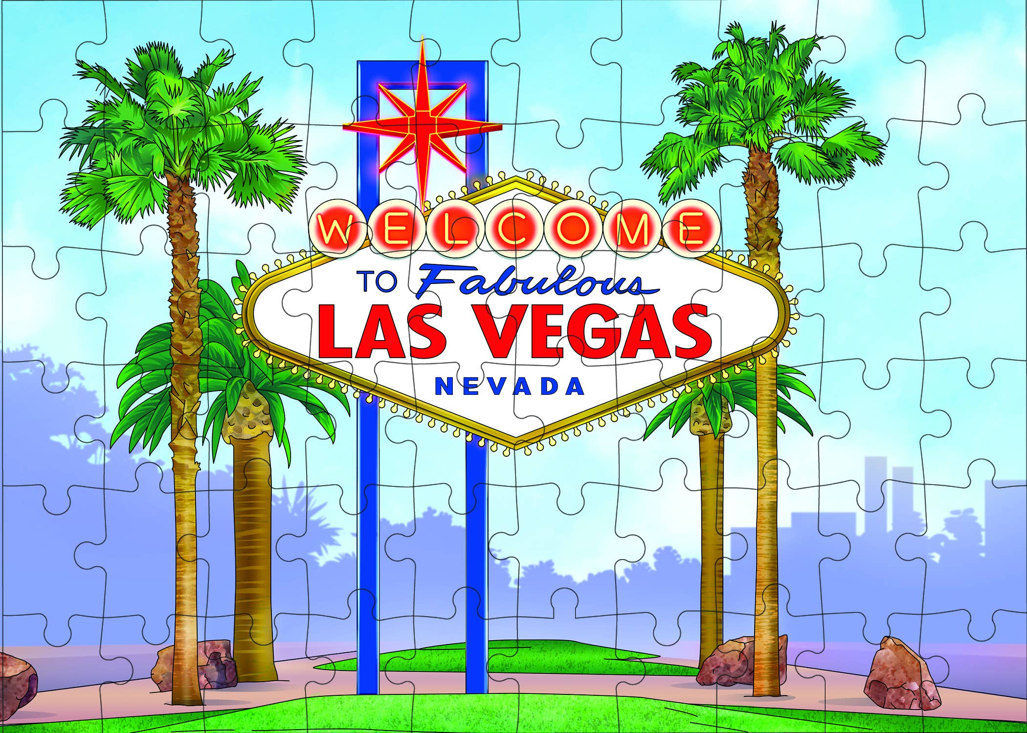 Welcome to Fabulous Las Vegas Sign Puzzle