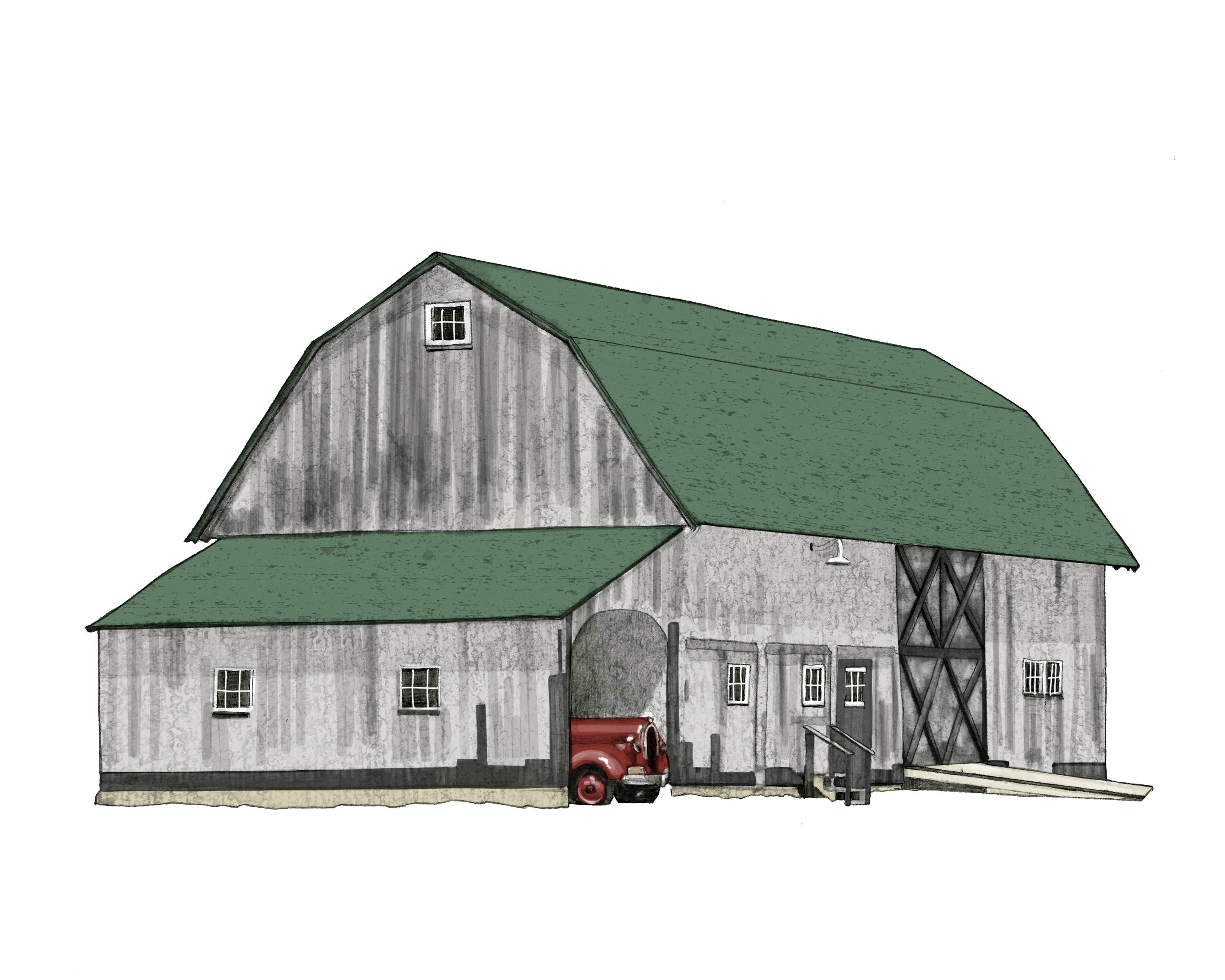 Hallockville Farm  Art Print
