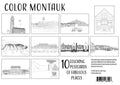 Montauk Coloring Postcards