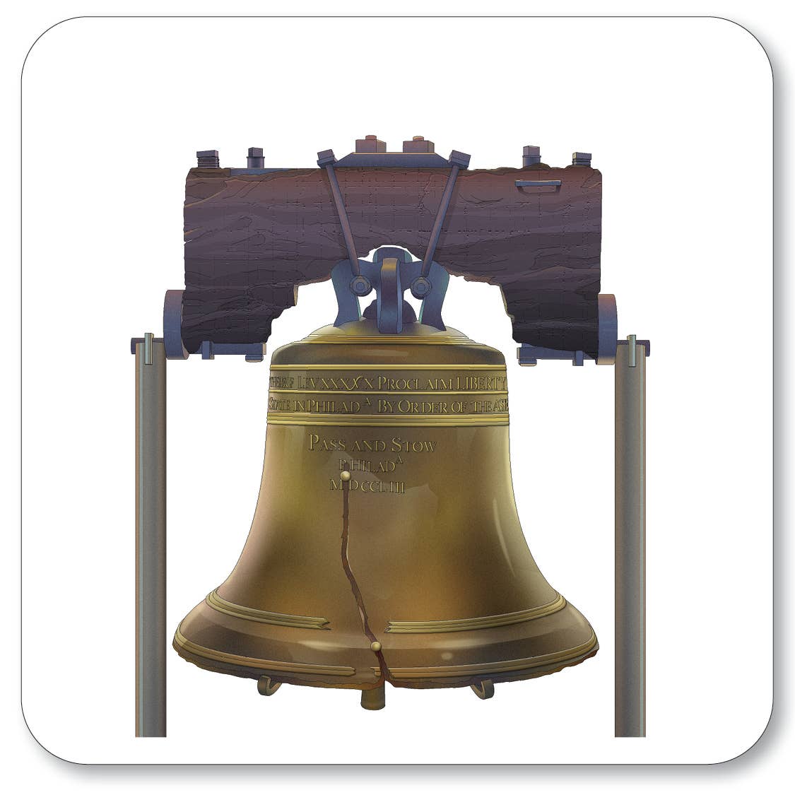 Liberty Bell  Coaster