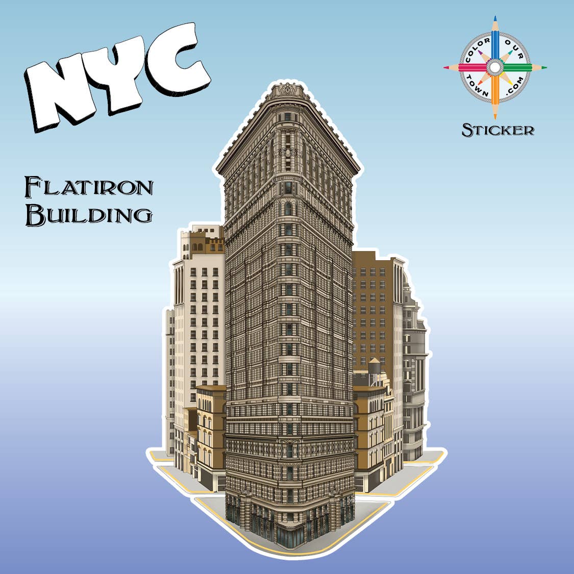 Flatiron Building  Sticker