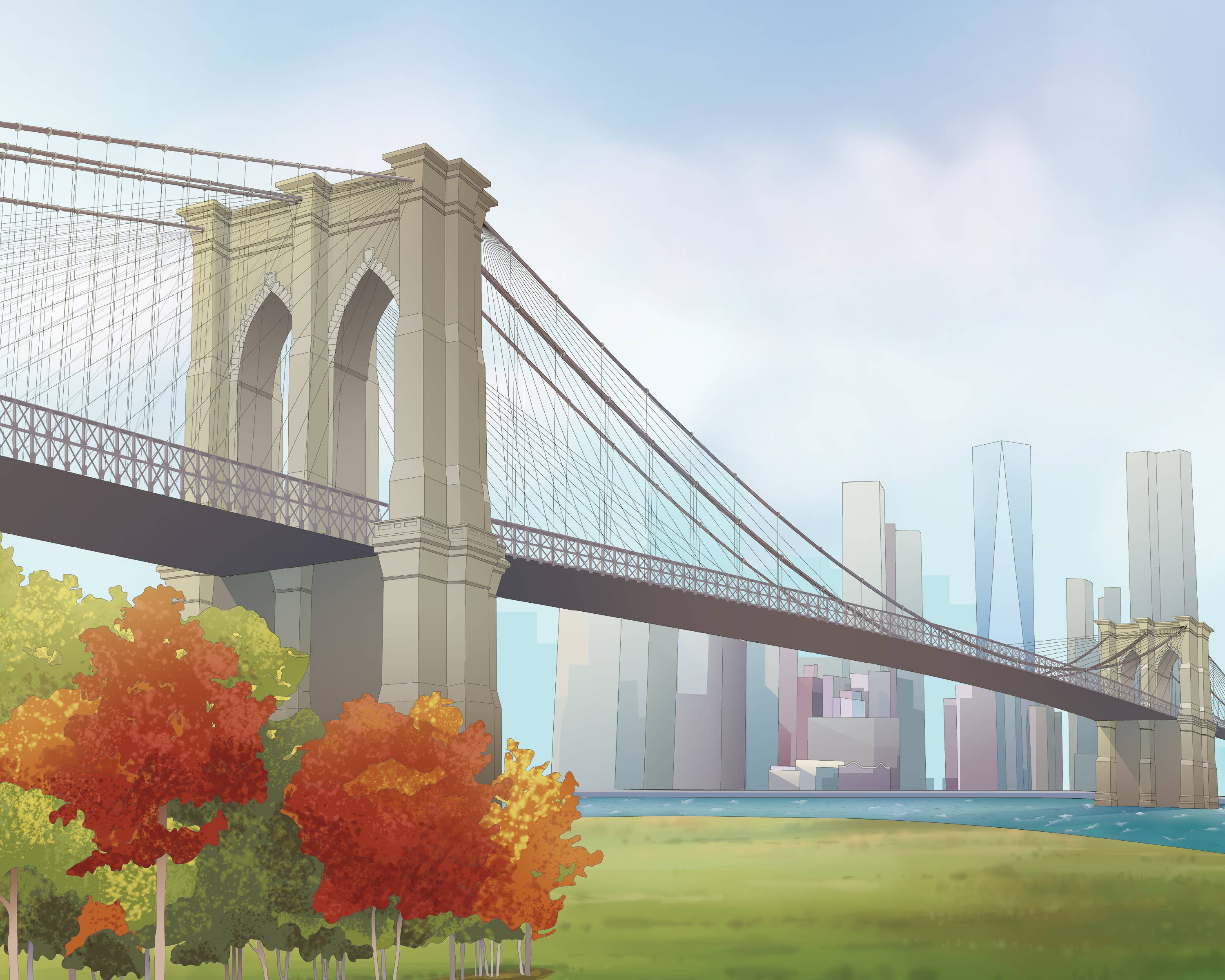Brooklyn Bridge  Art Print