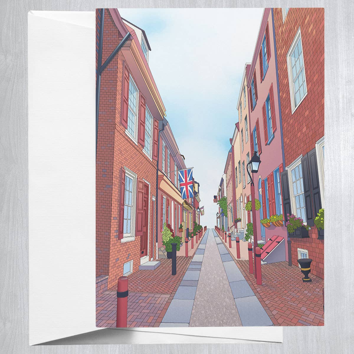 Elferth's Alley  Greeting Card