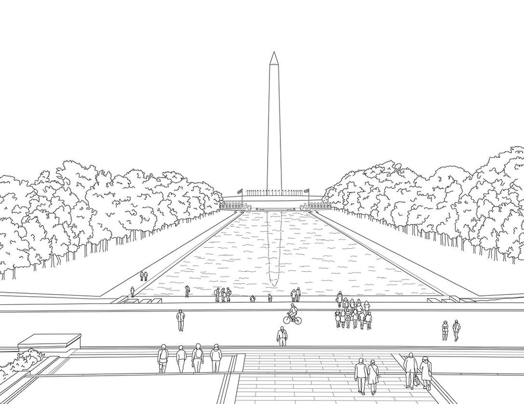 Color the National Mall Guidebook