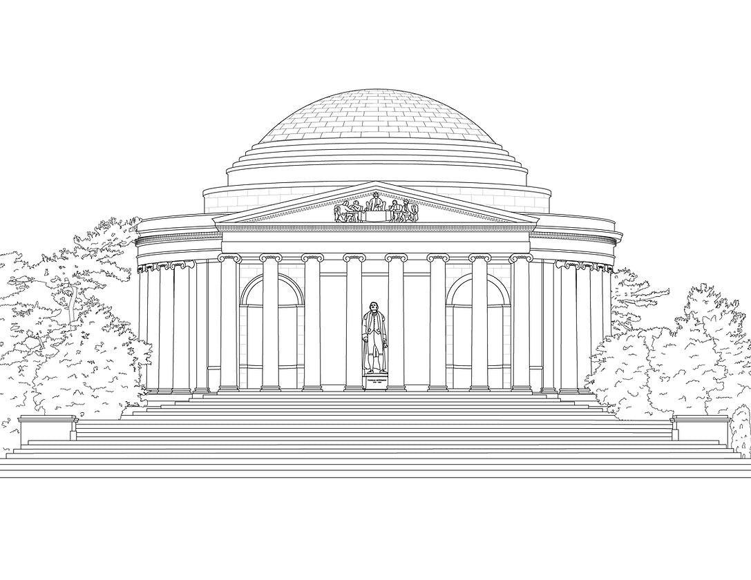 Color the National Mall Guidebook