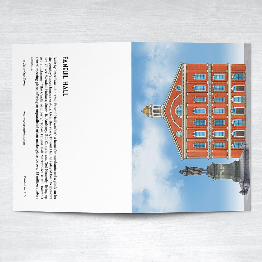 Fanueil Hall Note Card