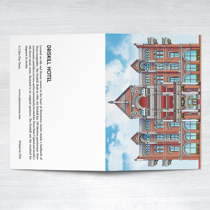 Driskill Hotel Note Card