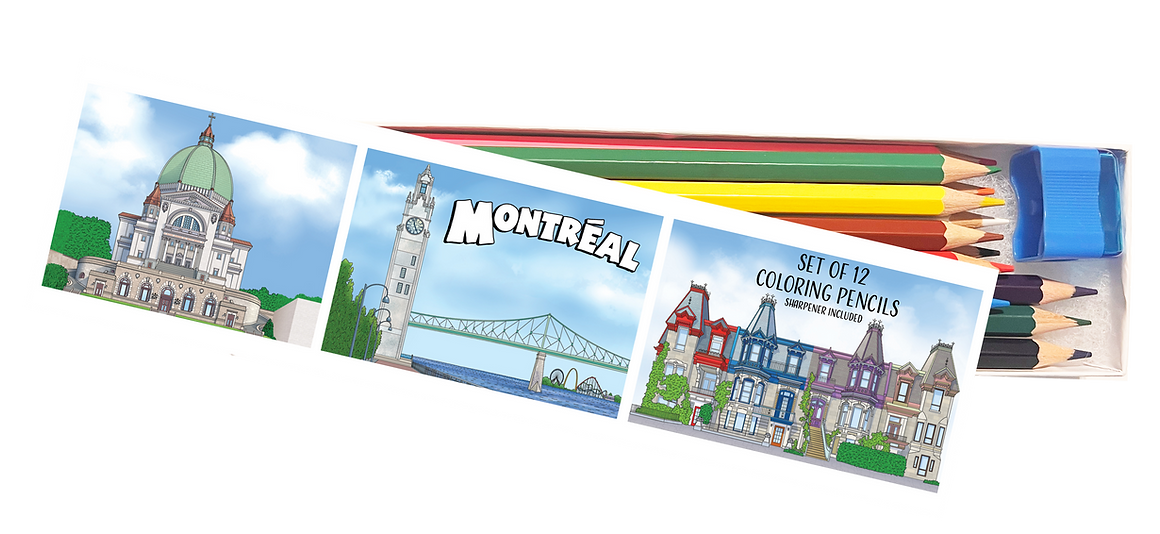 Montréal Coloring Pencil Set