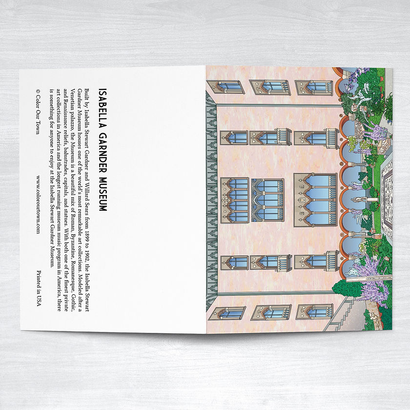 Isabella Stewart Gardner Museum Note Card