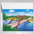 Austin 360 Bridge Note Card