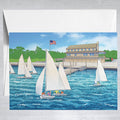 Breakwater Yacht Club  Greeting Card
