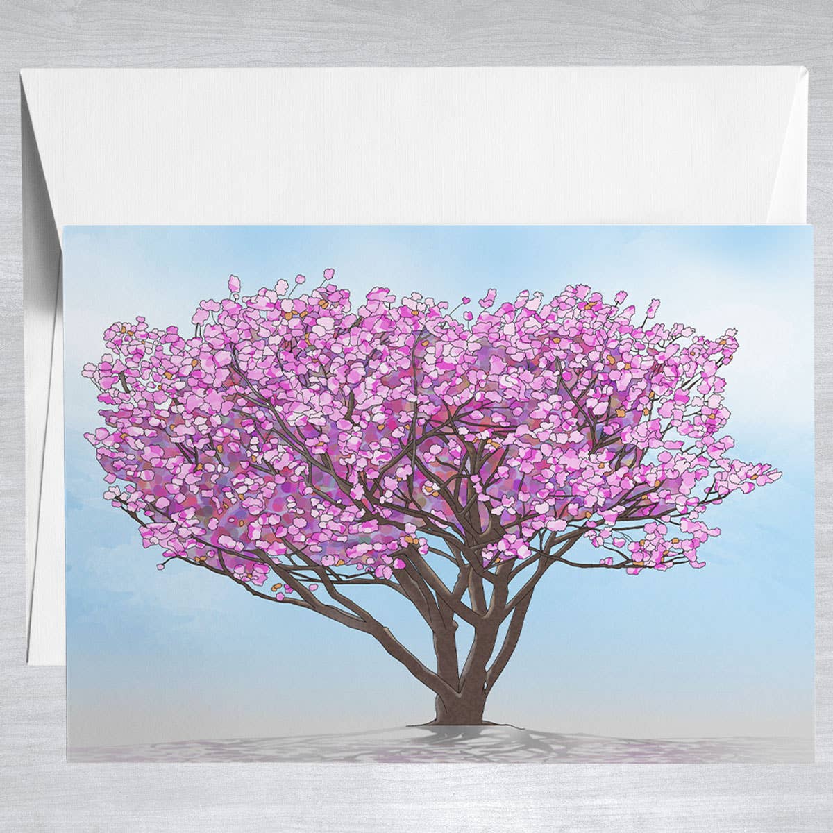 Cherry Blossom Tree  Greeting Card