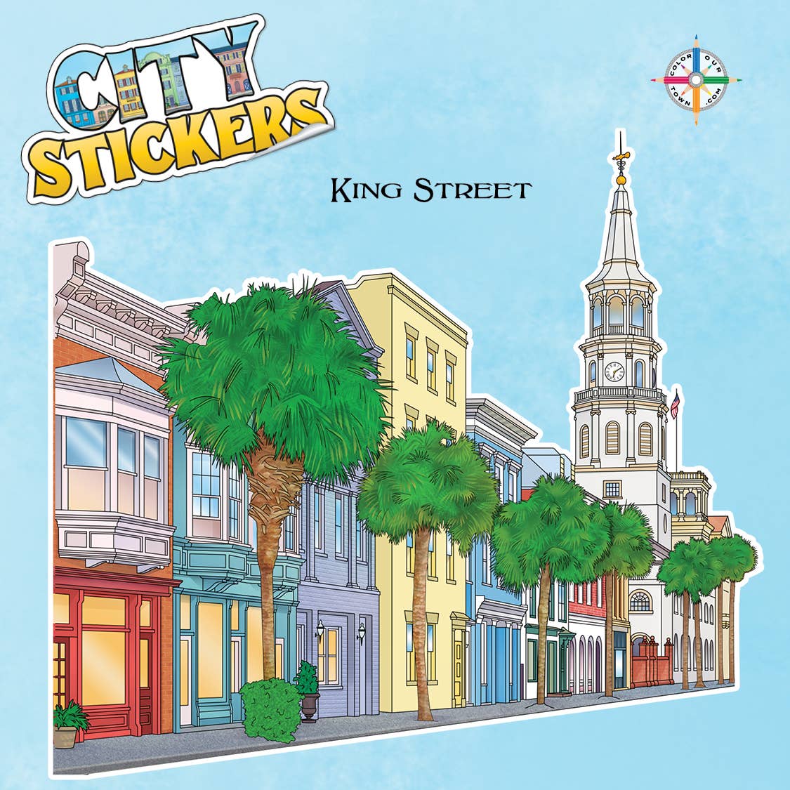 King Street  Sticker