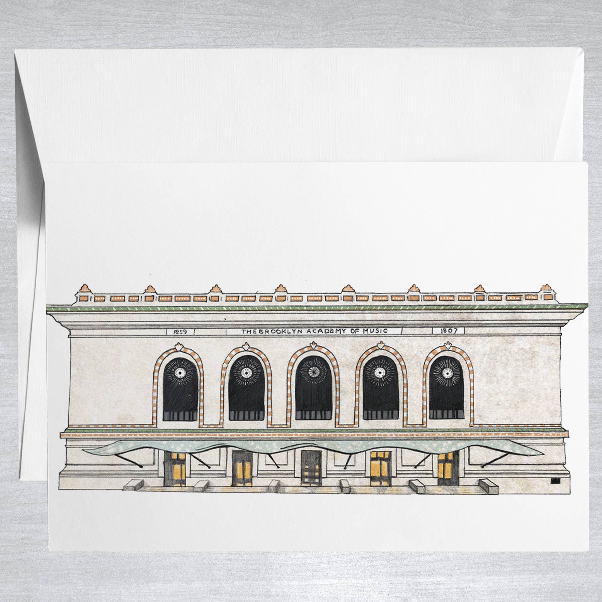 Brooklyn Academy of Music  Greeting Card