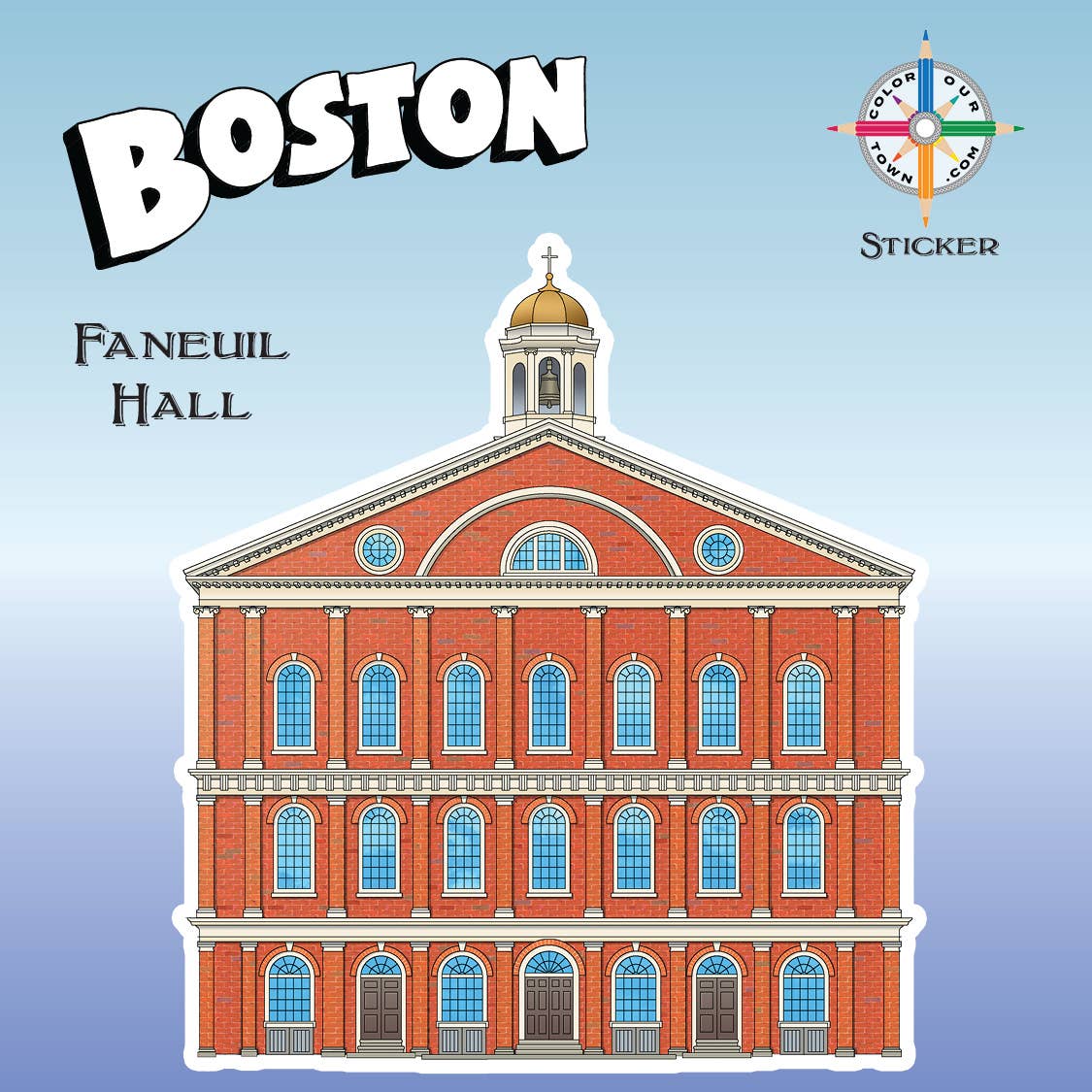 Faneuil Hall  Sticker