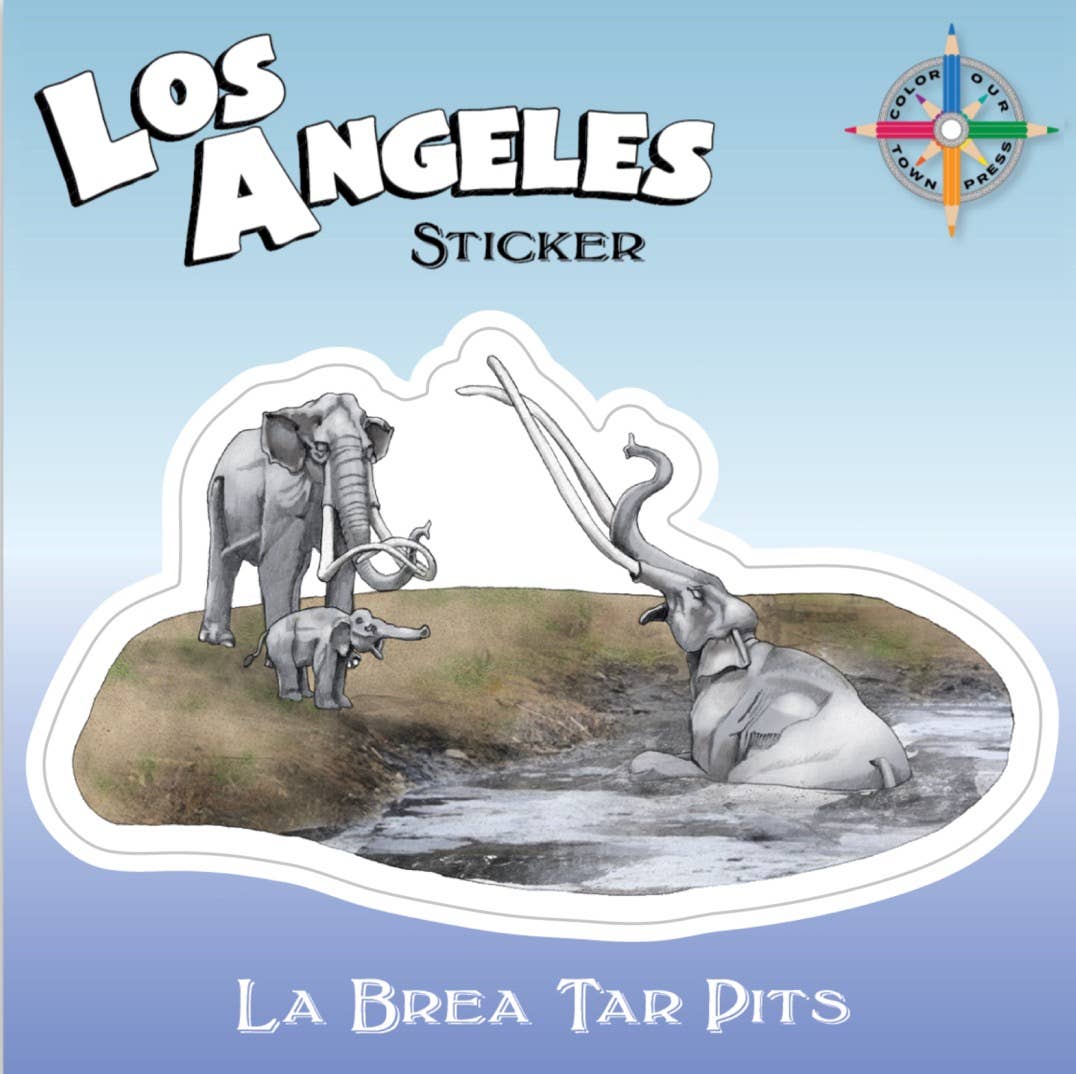La Brea Tar Pits  Sticker
