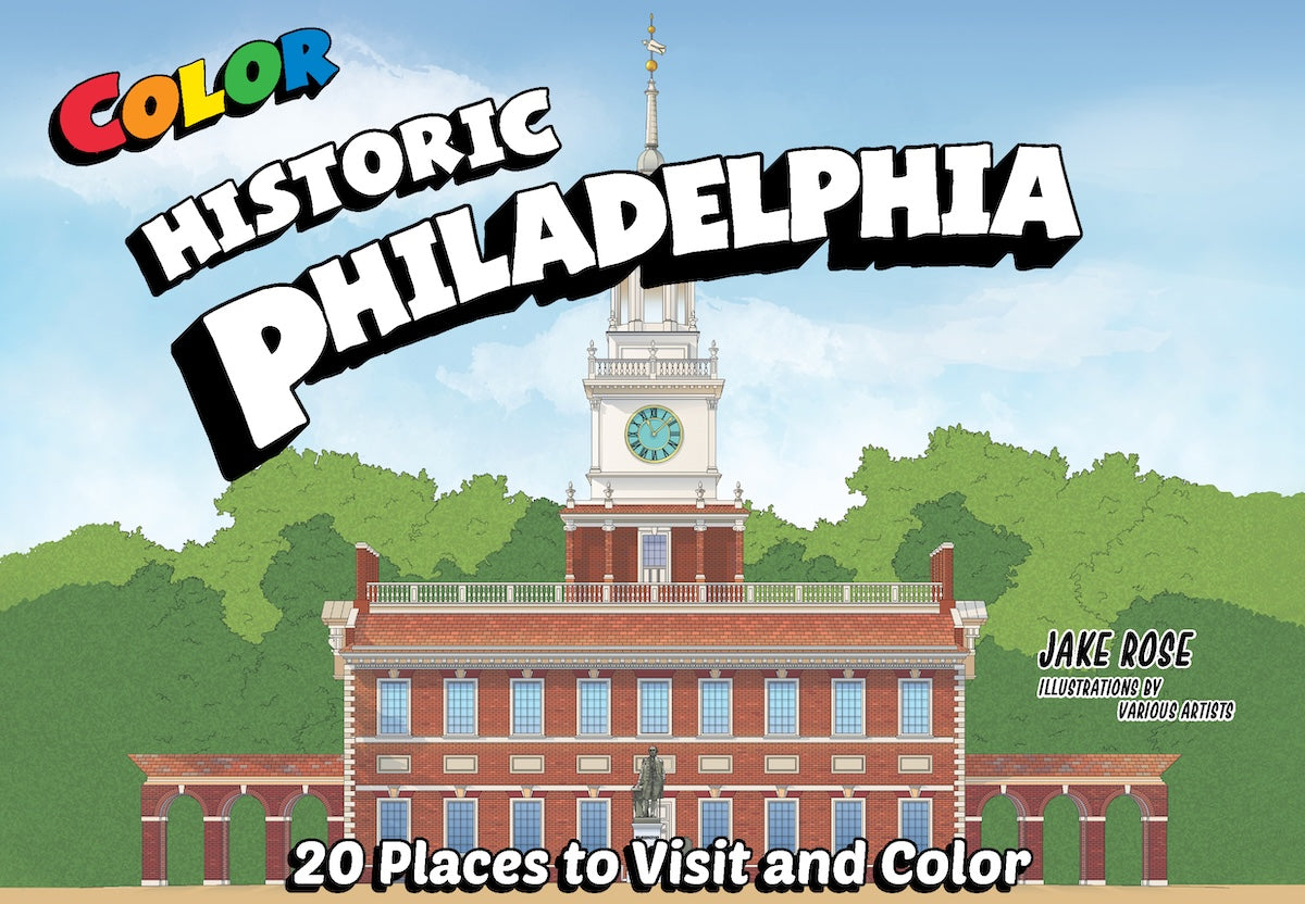 Color Historic Philadelphia coloring guidebook