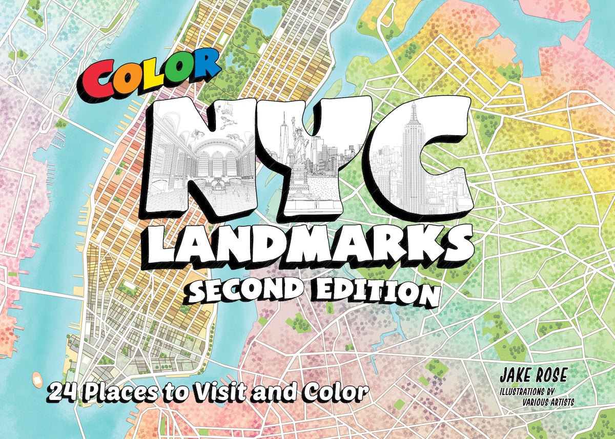 Color NYC Landmarks coloring book