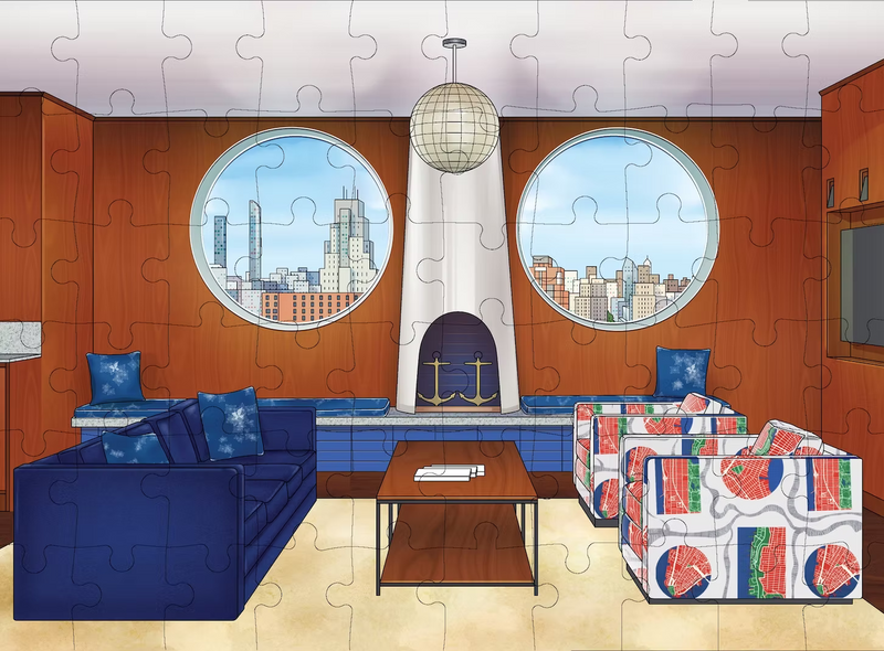 Maritime Hotel New York City 5" x 7" 60 Piece Puzzle