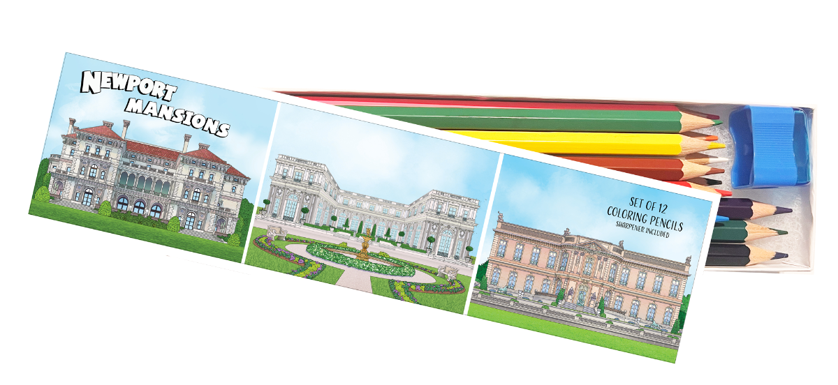 Newport Mansions Coloring Pencil Set