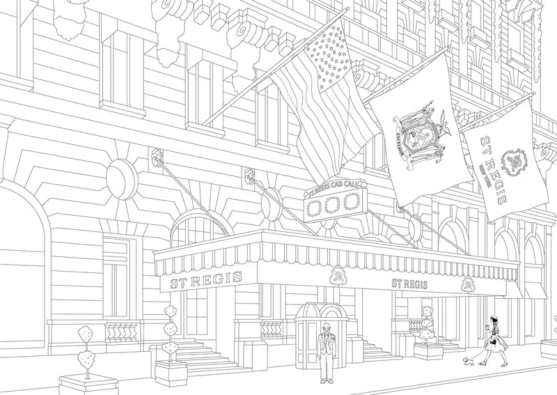 St. Regis New York City Coloring Placemats