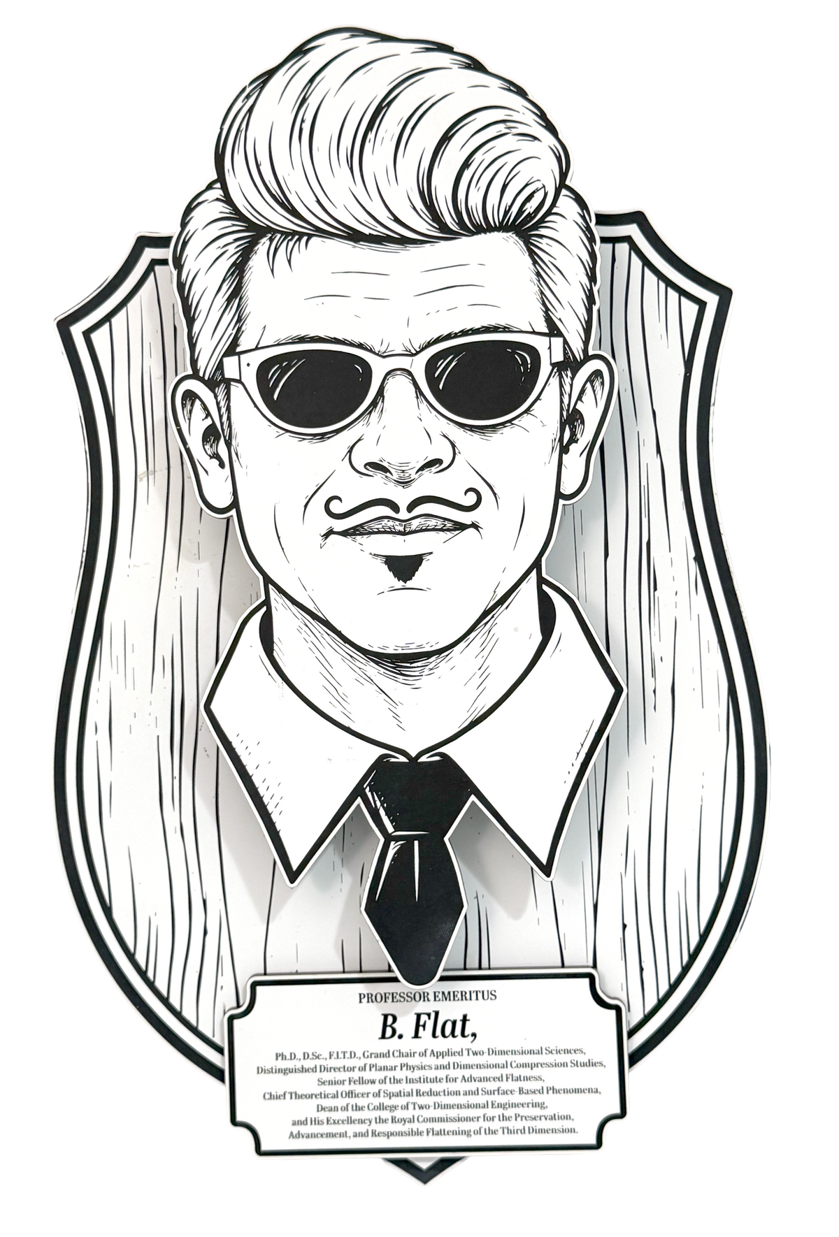 Portrait - Professor B. Flat
