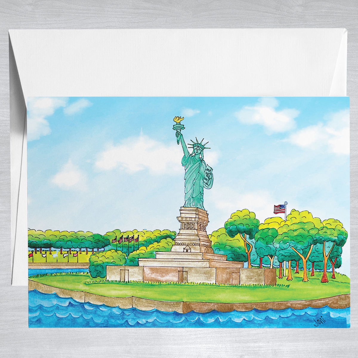 Statue of Liberty Greeting Card