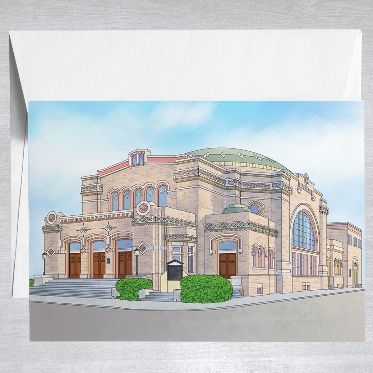Touro Synagouge Greeting Card