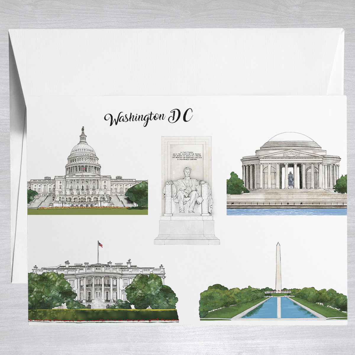 Washington DC Greeting Card