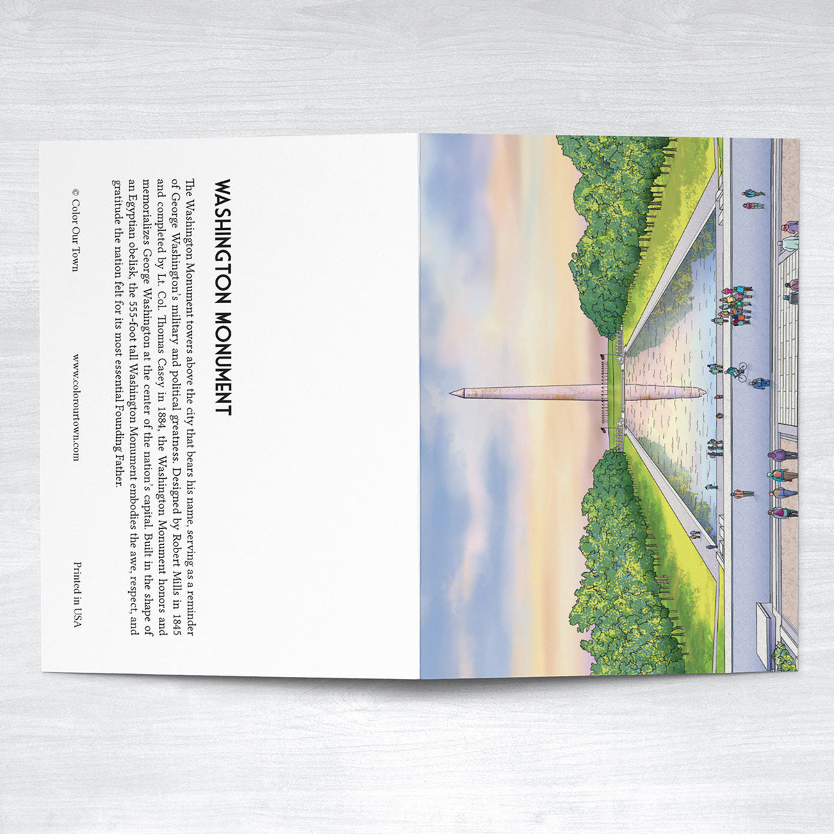 Washington Monument Greeting Card