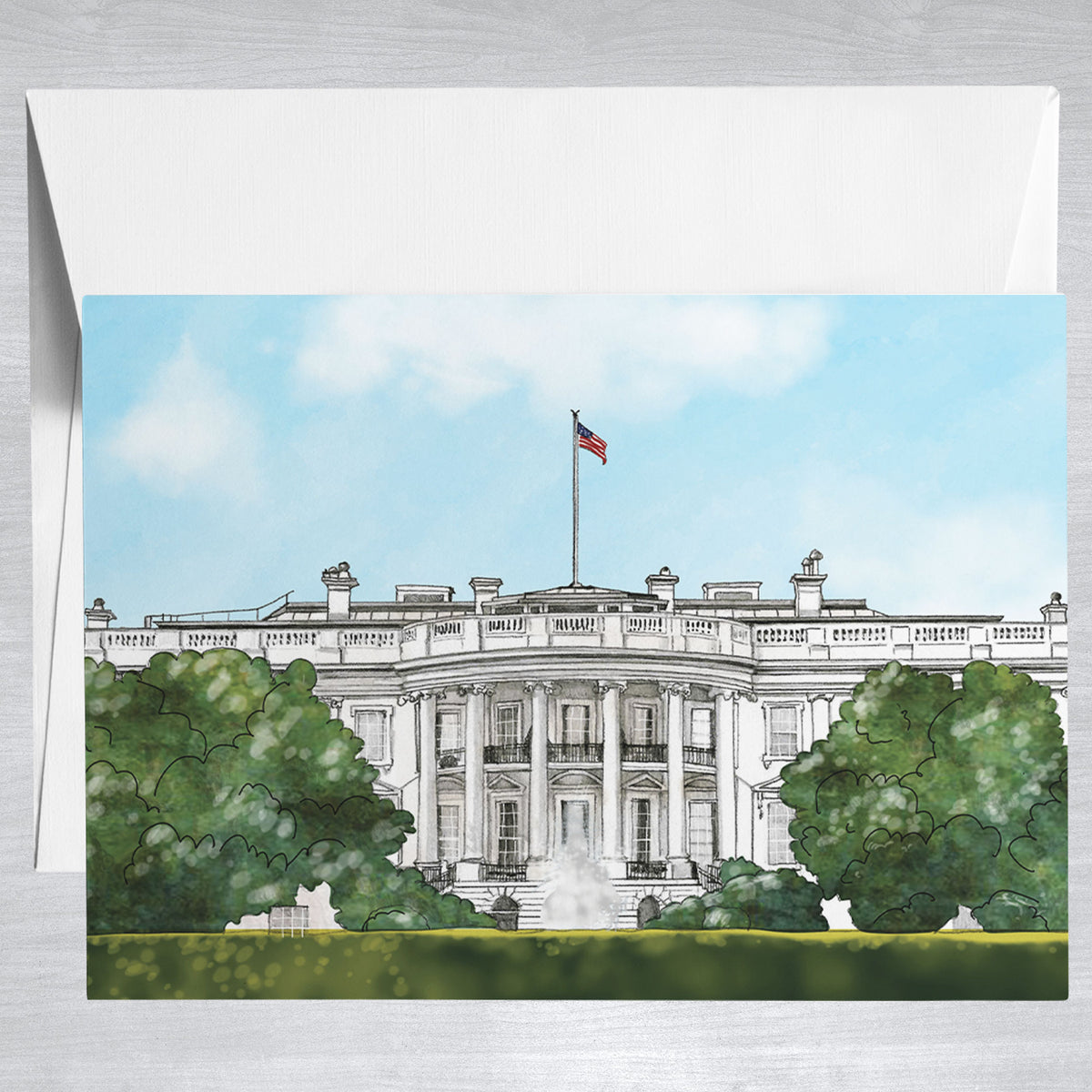White House Greeting Card