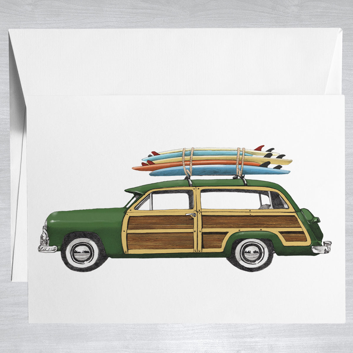 Woodie Greeting Card